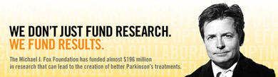 michael j fox foundation website